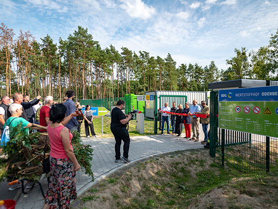 BDG eröffnet Wertstoffhof in Oderberg Foto: Torsten Stapel