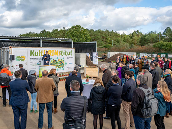 Neue zirkulierBAR Forschungsanlage in Eberswalde eröffnet Foto: Torsten Stapel
