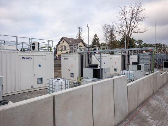 Wasserstoff-Tankstelle für Züge der Heidekrautbahn in Basdorf (Foto: Torsten Stapel)