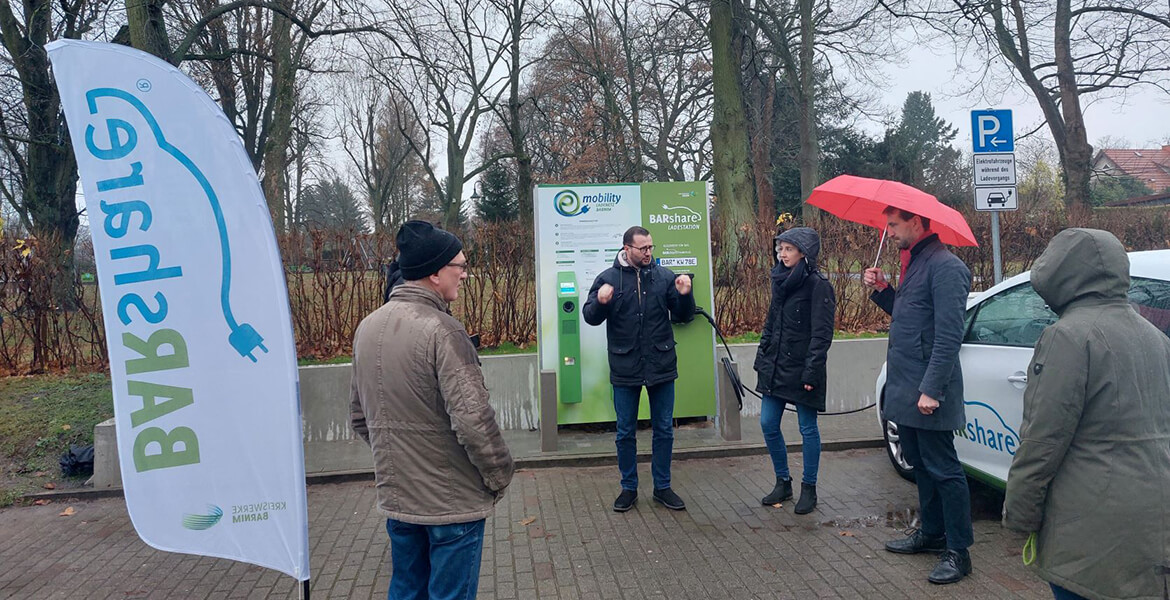 BARshare und emobility Ladenetz in Panketal