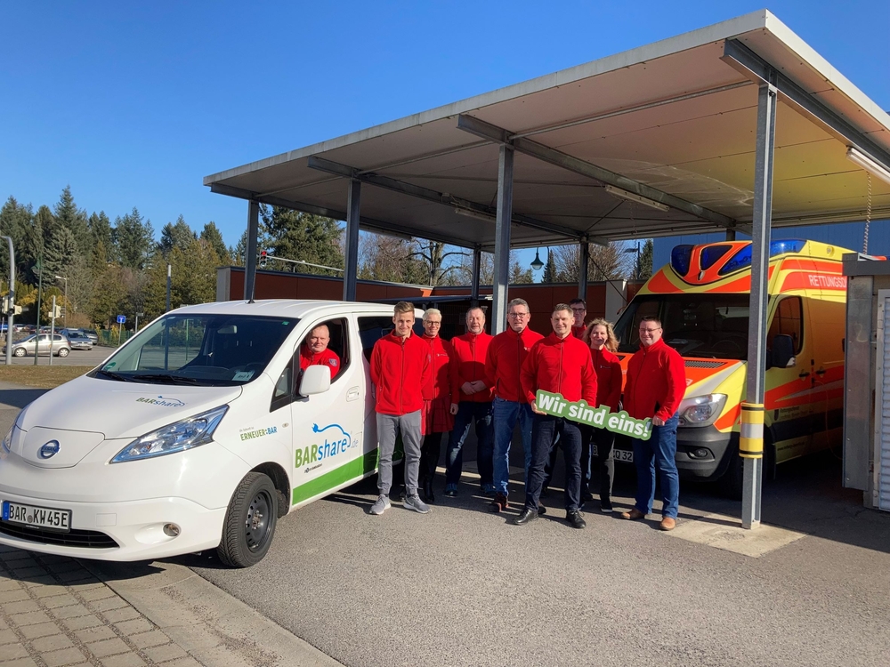 Rettungsdienst Barnim wird BARshare-Hauptnutzer