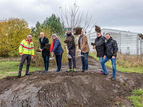 Erster Spatenstich für Wertstoffhof Oderberg